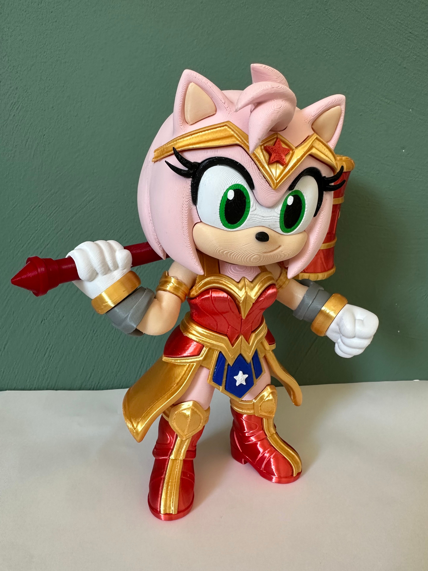Pink & Gold Warrior
