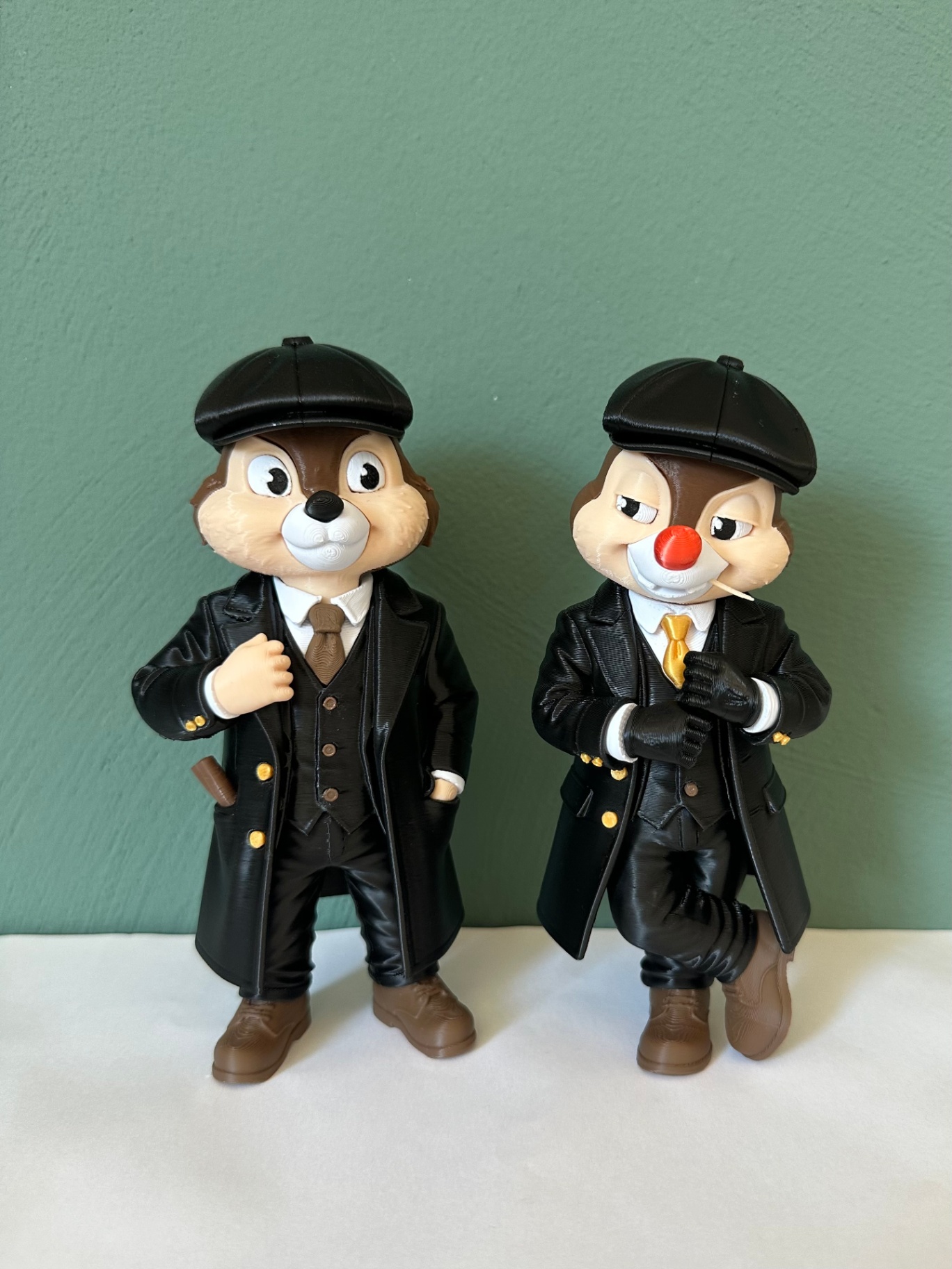 Vintage 1920s Gangster Duo